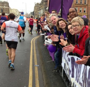Watching the Brighton Marathon