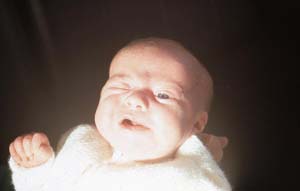 Karen as a baby
